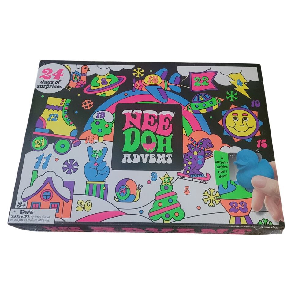 NEW NeeDoh Holiday Advent Calendar New In Box 2026 Christmas Countdown Schylling